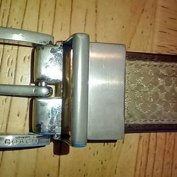 Vintage Men's Designer Coach Fine Leather Reversible Belt - Picture 9 of 10